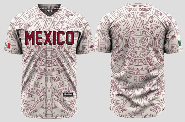 Men's Aztec Mexico Baseball Jersey